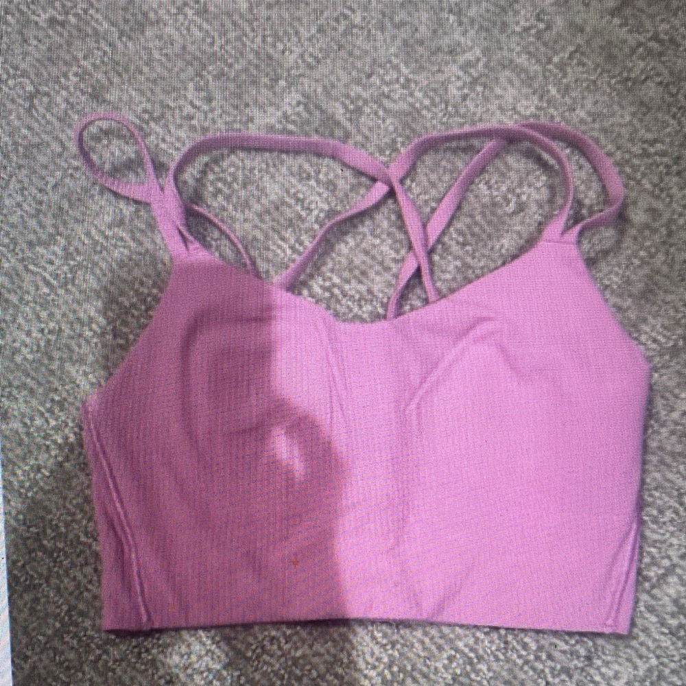 Lululemon Athletica Lavender Strappy Sports Bra